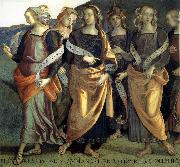 PERUGINO, Pietro Fresco in the Palazzo the prioris in Perugia, Italy oil painting